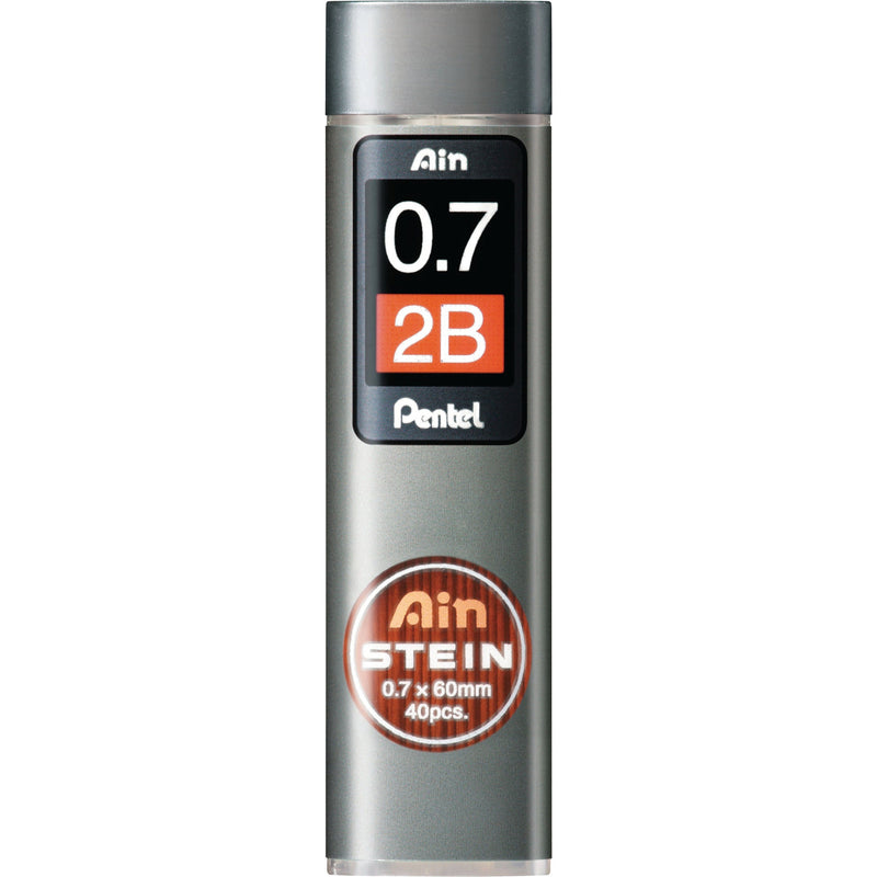 pentel ain stein leads 0.7mm tube/40 box of 12