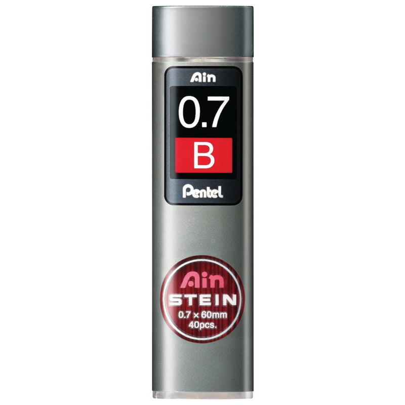 pentel ain stein leads 0.7mm tube/40 box of 12