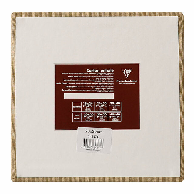 Clairefontaine Art Canvas Board Natural