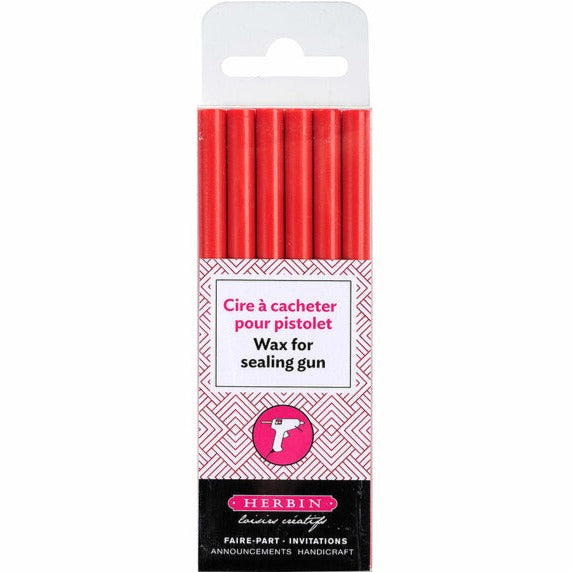 Jacques Herbin Wax Gun Sticks - Pack Of 6