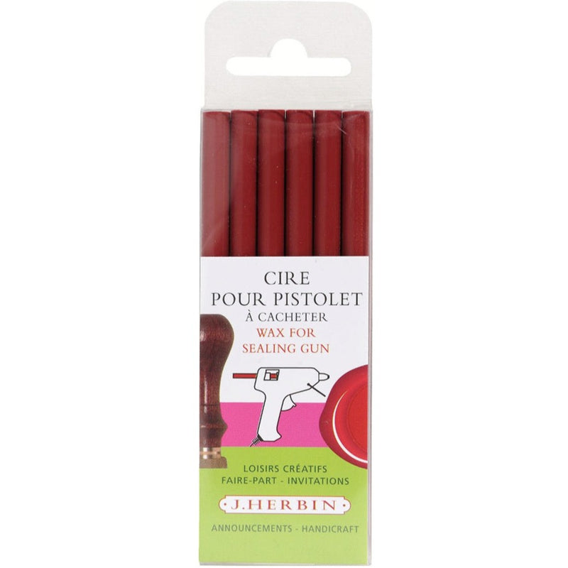 Jacques Herbin Wax Gun Sticks - Pack Of 6