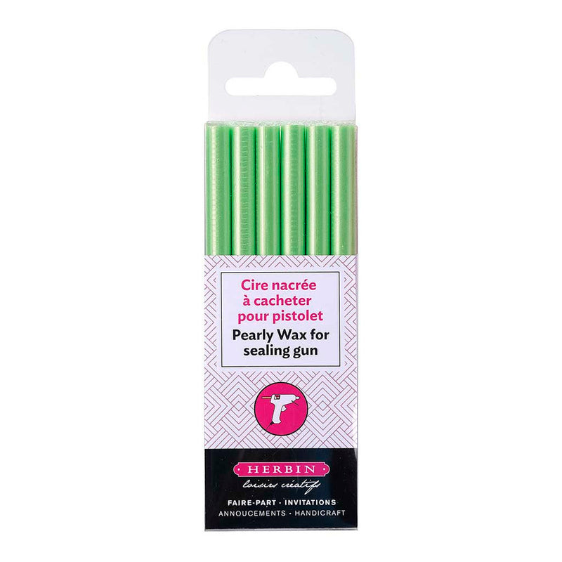 Herbin Wax Gun Sticks Pearly Pack Of 6