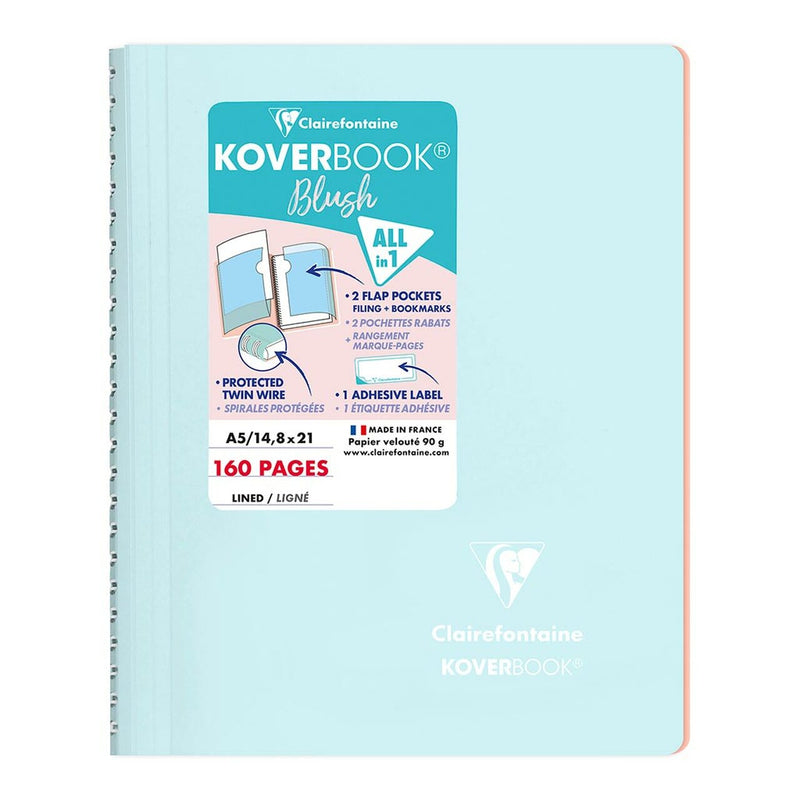 Clairefontaine Koverbook Spiral Blush A5 Lined