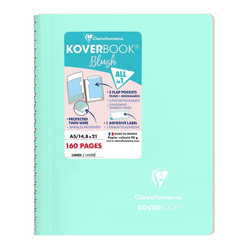 Clairefontaine Koverbook Spiral Blush A5 Lined