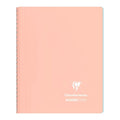 Clairefontaine Koverbook Spiral Blush A5 Lined#Colour_CORAL