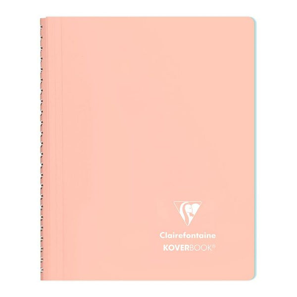 Clairefontaine Koverbook Spiral Blush A5 Lined#Colour_CORAL