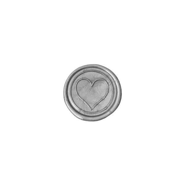 Jacques Herbin Wooden Handle Round Seal#Seal_HEART