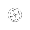 Jacques Herbin Round Pansy Wax Seal