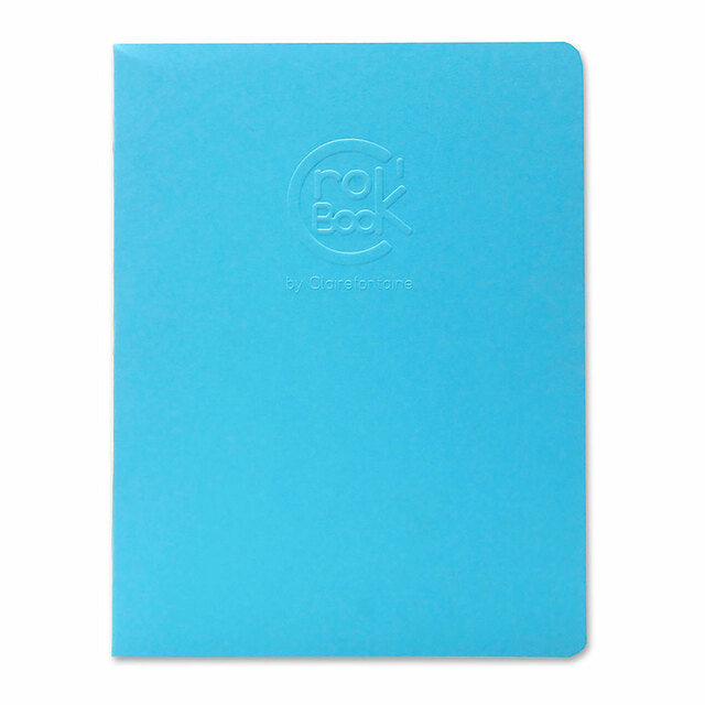 Clairefontaine Crocbook Notebook White 17x22cm Assorted Cover