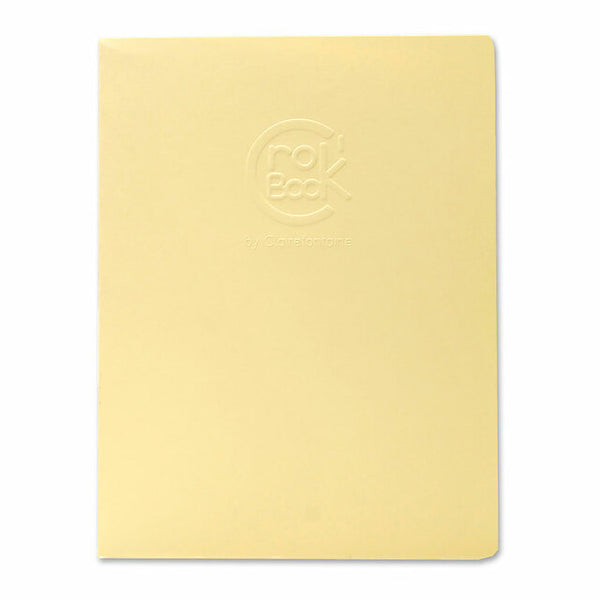 Clairefontaine Crocbook Notebook White 17x22cm Assorted Cover