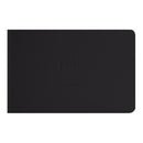 Clairefontaine Crocbook Notebook White 17x11cm Black Cover