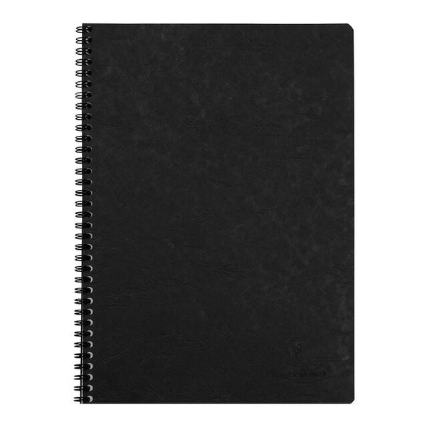 Clairefontaine Age Bag Spiral Notebook A4 Lined#Colour_BLACK