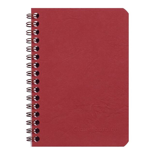 Clairefontaine Age Bag Spiral Notebook Pocket Lined