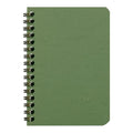 Clairefontaine Age Bag Spiral Notebook Pocket Lined#Colour_GREEN
