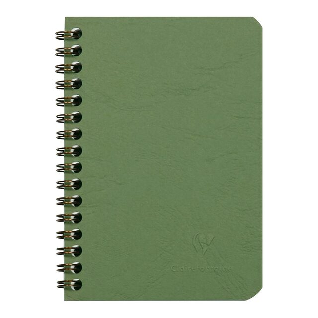 Clairefontaine Age Bag Spiral Notebook Pocket Lined