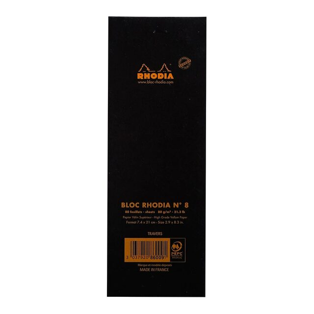 Rhodia Bloc Pad No. 8 Shopping Lined