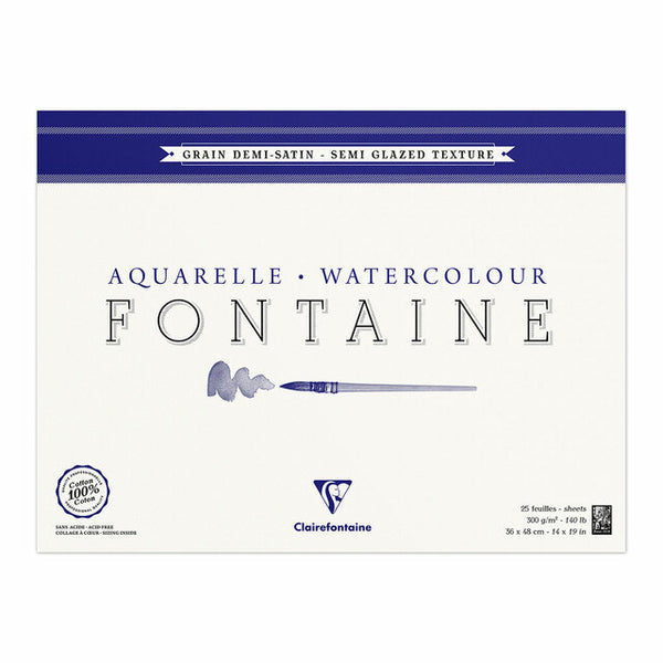 Clairefontaine Torchon Pad 24x30cm 300gsm 25 Sheets