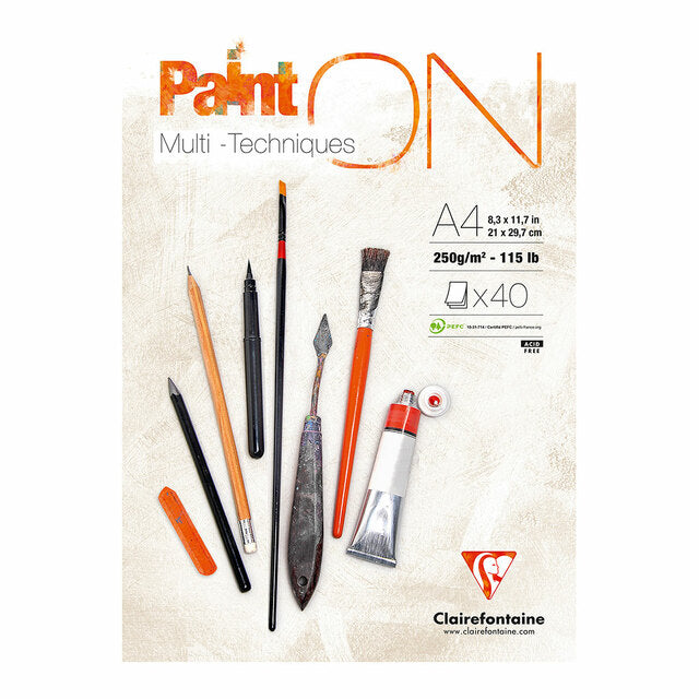 Clairefontaine Painton Pad White 40 Sheets