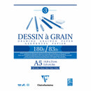 Clairefontaine Drawing Pad Grain 180gsm 30 Sheets