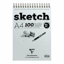 Clairefontaine Sketch Spiral Pad Ivory