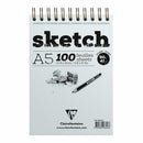 Clairefontaine Sketch Spiral Pad Ivory