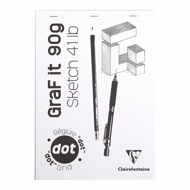 Clairefontaine Grafit Pad Dotted Pages Assorted Cover