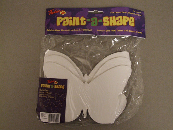 fredrix paint-a-shape pack of 3#shape_BUTTERFLIES