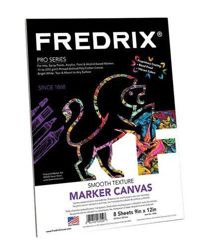 Fredrix 9x12 Marker Art Canvas Pads