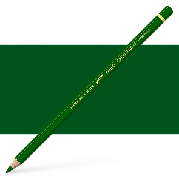 Caran D'ache Pablo Coloured Pencils - Light & Intense Colours#Colour_DARK GREEN