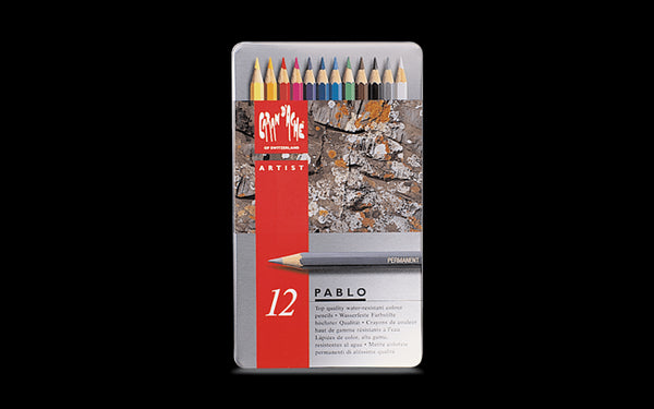 Caran D'ache Pablo Coloured Pencils Pack#Pack Size_PACK OF 12