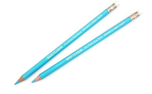 Caran D'ache Sketcher Non-Photo Blue 2 Piece