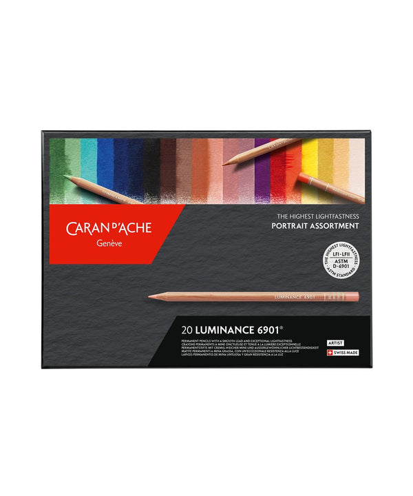 Caran D'ache Luminance 6901 Portrait Assorted Set Of 20