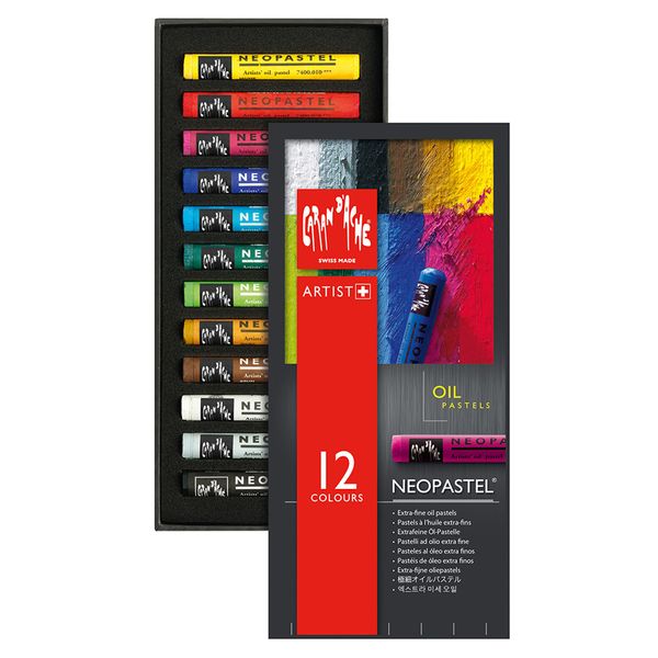 Caran D'Ache Neopastel Artist Oil Art Pastel - Pack#pack size_PACK OF 12