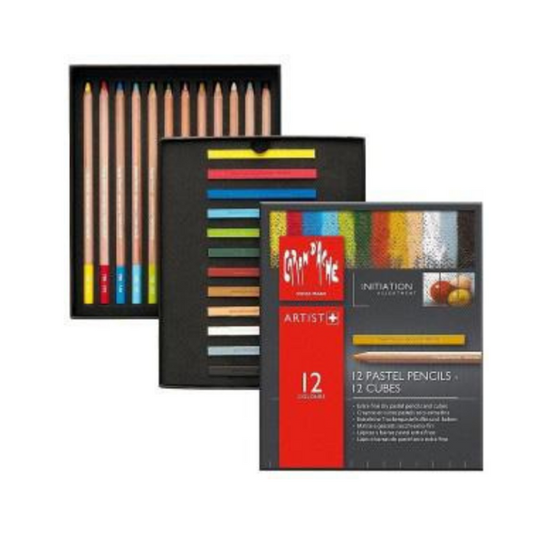 Caran D'ache Pastel Pencils/cubes Landscape Set Of 12