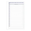 Debden Desk Dayplanner Refill Undated Day To A Page