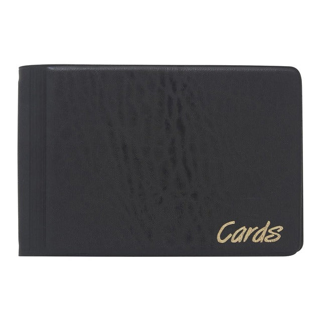OSC Business Card Holder Black 48 Cards