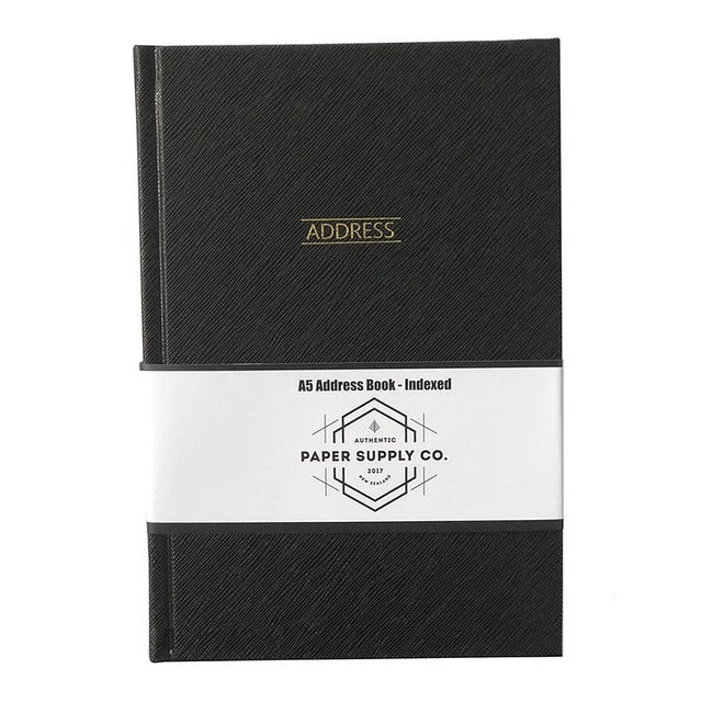 OSC Citta Address Book A5 Black