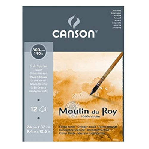 Canson Moulin Du Roy Pad 24x32cm 300gsm 12 Sheets