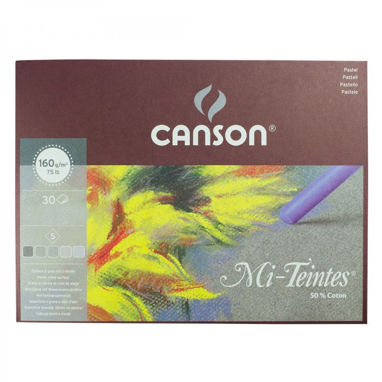 Canson Mi-Teintes 160gsm 32x41cm 30 Sheet Pads