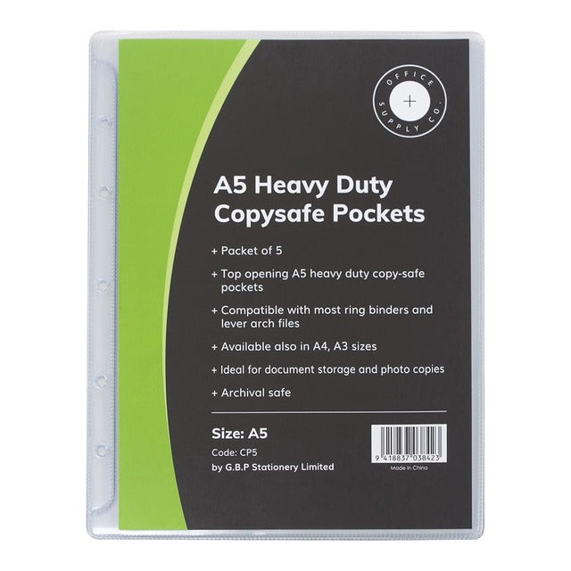 OSC Copysafe Pockets Heavy Duty - Pack of 5