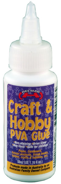 Helmar Craft & Hobby Non Toxic Pva Glue Dries Clear