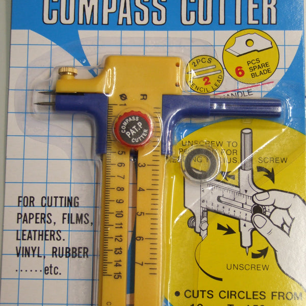 Compass Circle Cutter Leather Tool Rubber Perfect Circles Paper