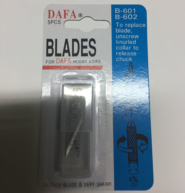 dafa b 601 hobby knife 5 piece replacement blades