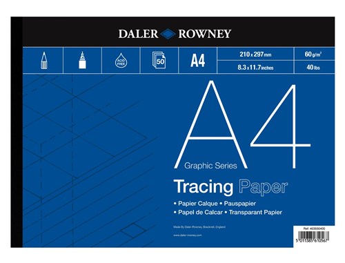 Daler Rowney Tracing Pad 60gsm A4