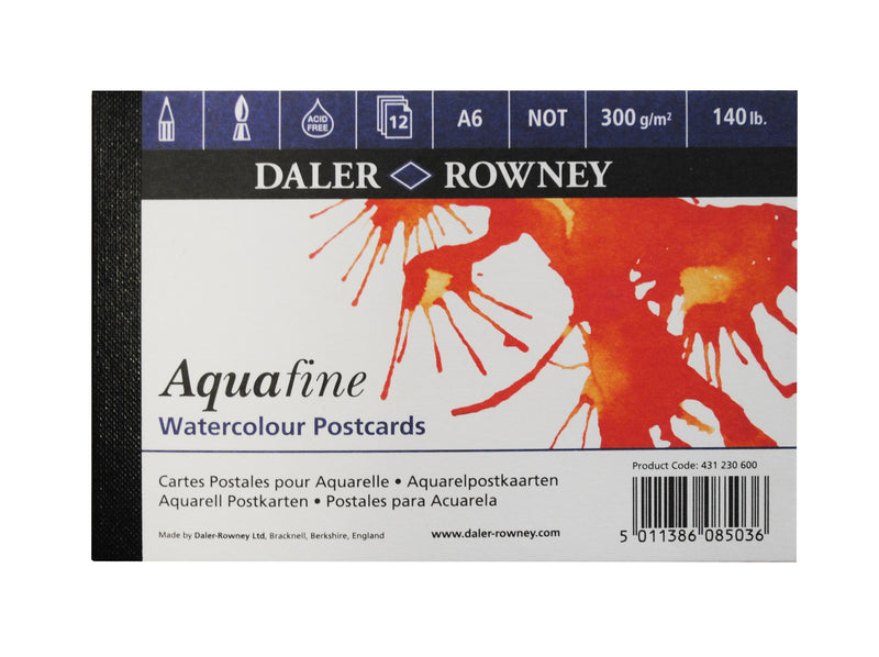 Daler Rowney Aquafine Postcard Pad A6