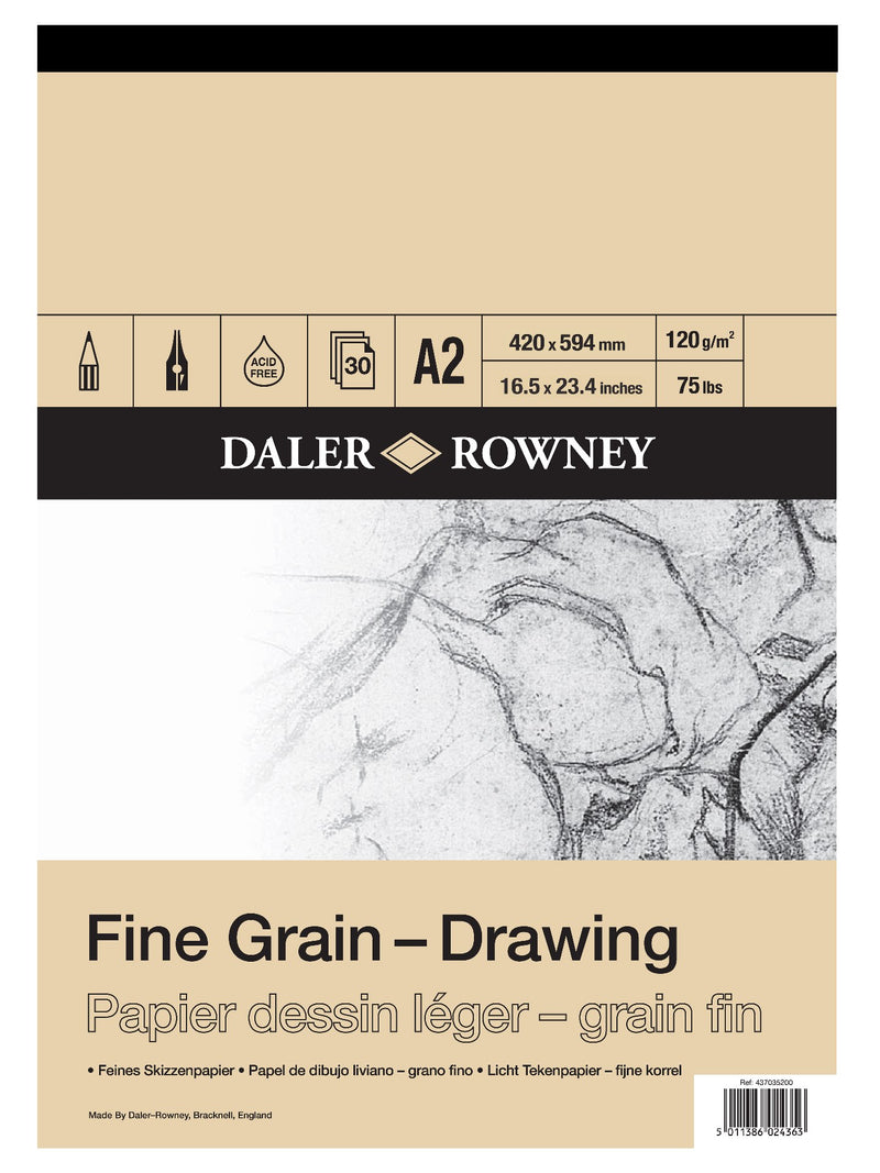 Daler Rowney Fine Grain Drawing Pad 120gsm