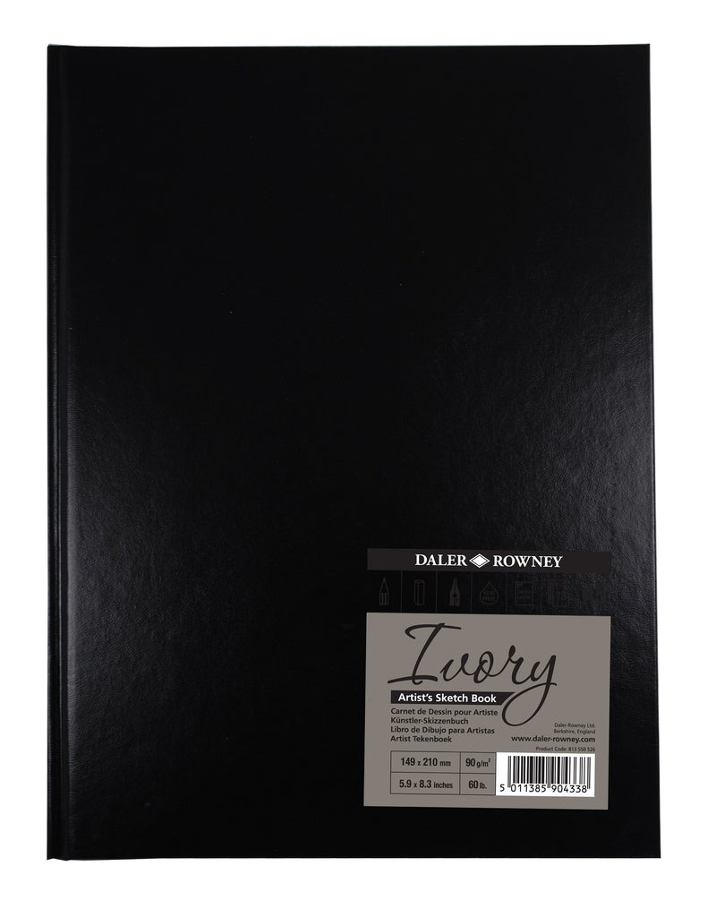 Daler Rowney Black Hardback Sketch Book