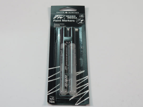 Daler Rowney Fw Mixed Media Marker Set Medium Round#size_2-4MM