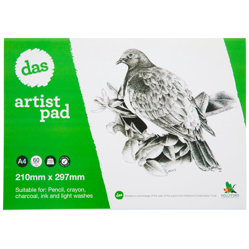 Das Acid Free Woodpigeon Paper Pad 110gsm 60 Sheets