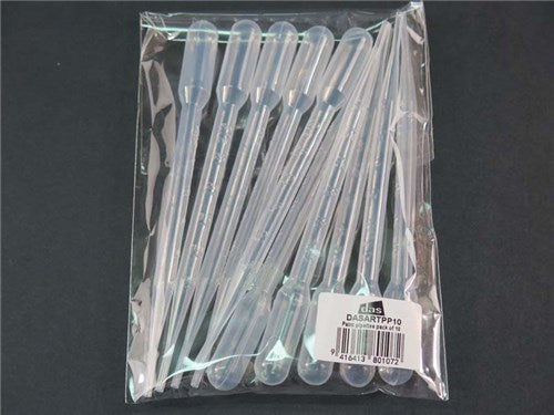 Das Paint Pipettes Set Of 10 Clear